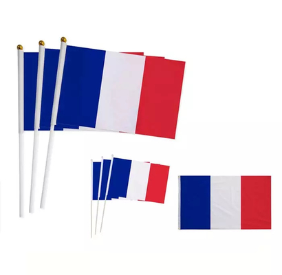 Tragbare Handflaggen 14x21cm alle Land-kundenspezifischen Handflaggen