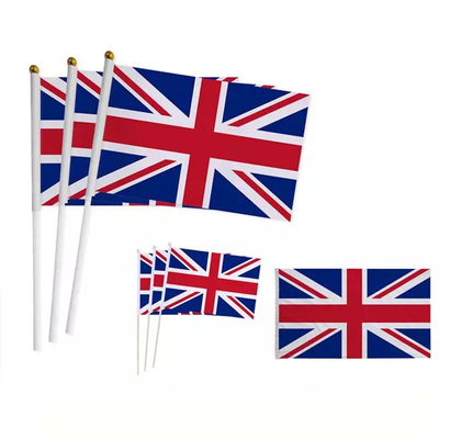 Tragbare Handflaggen 14x21cm alle Land-kundenspezifischen Handflaggen