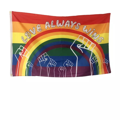 3x5Ft Regenbogen LGBT kennzeichnet Digital, die Fortschritts-Flagge Bandeira LGBT drucken