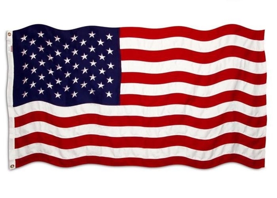China Amerikanische kundenspezifische doppelte mit Seiten versehene Flagge/Digital-Druckfußball-Verein-Flaggen fournisseur