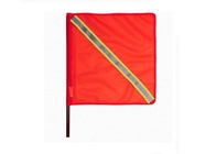 China Orange Verkehrssicherheits-Flagge PVC-Gewebe im Freien 46cm mit reflektierendem Band usine