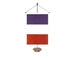 Kühle Tischplatte-Flaggen, personifizierte Stock-Flaggen mit Edelstahl-Flagge Pole und Stand fournisseur