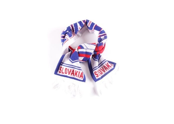 Europäischer Weltcup-Schal, gestickter roter und blauer Team-USA-Fußball-Schal