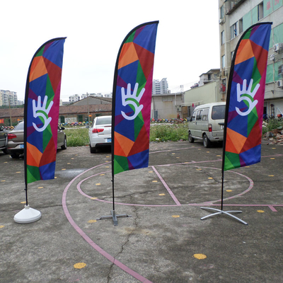 Digital, die Strand-Flagge Yaoyang-Werbungs-Feder-Flaggen im Freien drucken