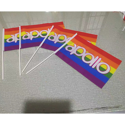 Flagge Hand-Pride Rainbow Flag Small Mini YaoYang LGBT