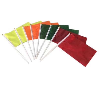 Gestrickter Hitze-Sublimationsdruck der Polyester-kleiner Handflaggen-14*21