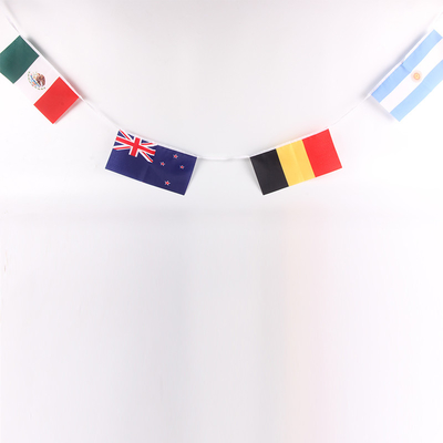 Wasserdichte mit dem Kopfe stoßende Flaggen im Freien für Weltcup-Feier