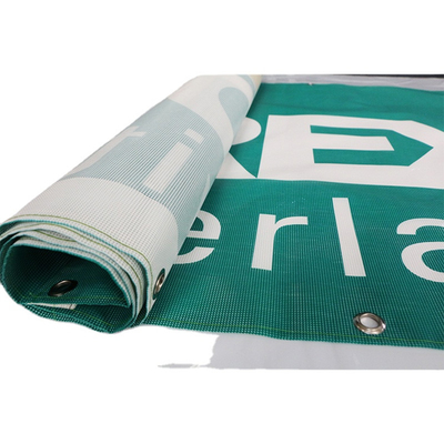 Polyester-Garn-Gewebe, das Fahnen-kundenspezifisches Farb-Digital-Drucken annonciert
