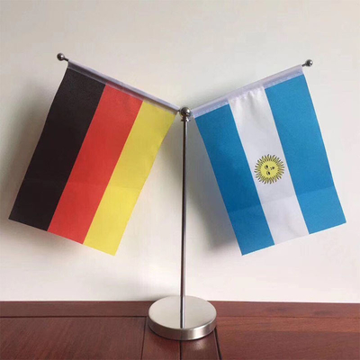 Aller Land-Staatsflagge-Stand für Tabelle 20*30cm 100% Polyester