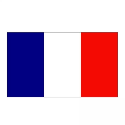 Gedruckt 3X5FT Frankreich Tricolor Flag Country Flag 100% Polyester sofort versandfertig