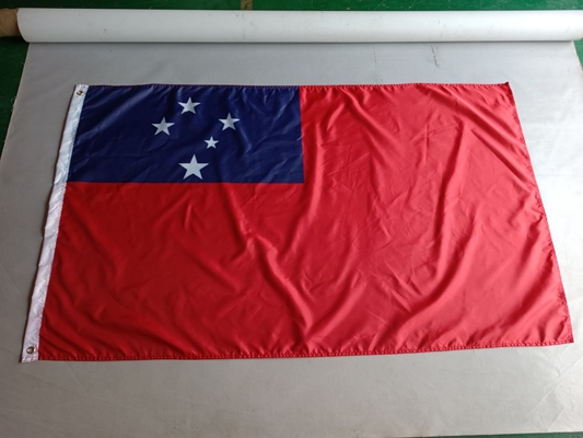 Polyester-Samoa-Landesflagge 3X5ft CMYK-Farbe Samoa-Nationalflagge