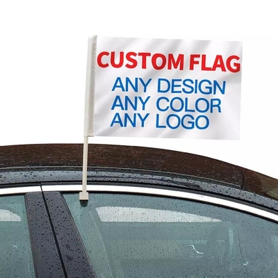 Kundenspezifische Polyester-Auto-Fenster-dekorative Flaggen-kundenspezifische England-Auto-Flaggen