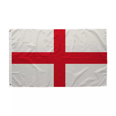 3x5ft England Flaggen-Flaggen Pantone färben Polyester-England-Staatsflagge