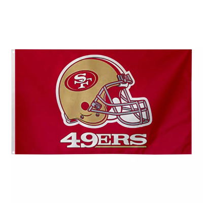 Kundenspezifische San Francisco 49ers-Fußball-Team Flagss 3x5ft NFL SF Flaggen Eco Frendly