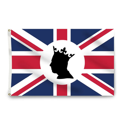 Krönung 2023 der hohen Qualität 3x5ft König-Charles Flag Großbritannien König-Charles III
