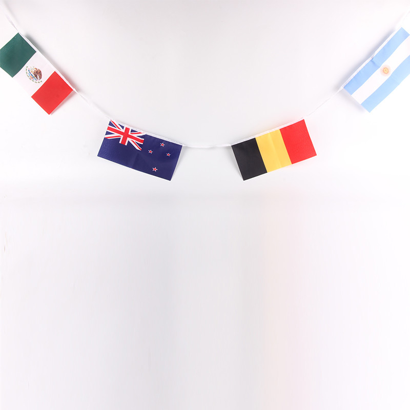 Wasserdichte mit dem Kopfe stoßende Flaggen im Freien für Weltcup-Feier