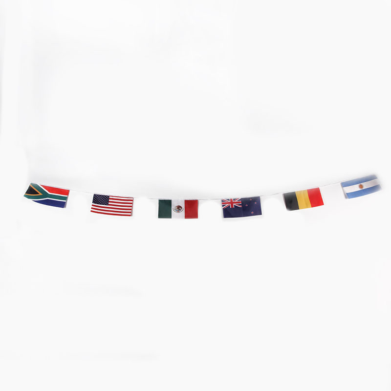 32 Land-internationale Flaggen-Schnüre für Sport und Spiele