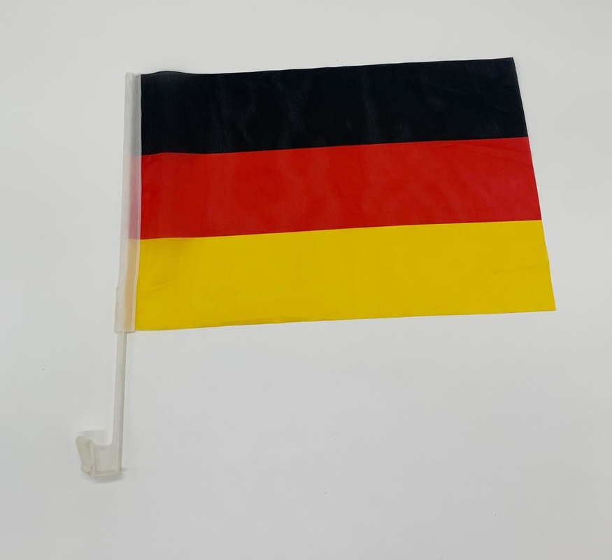 Kundenspezifische Digital, die Sublimations-Auto-Flaggen-Räuber-Auto-Flaggen mit Polen drucken